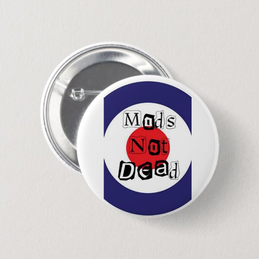 Badge Rond 5 Cm Mods pas complètement (Devant & derrière)
