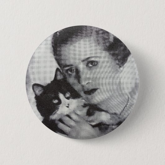 Badge Rond 5 Cm Moi et mon chat (Devant)