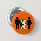 Badge Rond 5 Cm Moi et nous (Devant & derrière)