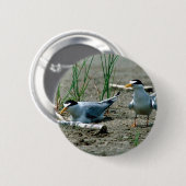 Badge Rond 5 Cm Moindres sternes (Devant & derrière)