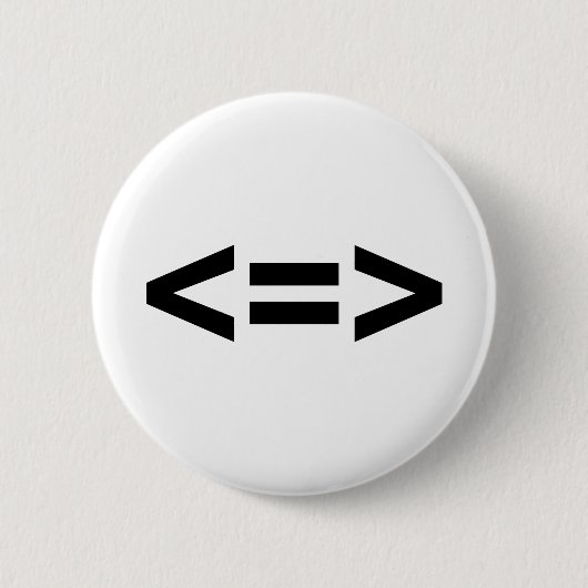 Badge Rond 5 Cm Moins est plus (Devant)