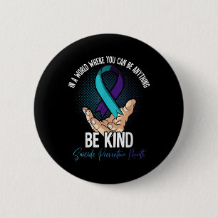 Badge Rond 5 Cm Mois de la prévention du suicide