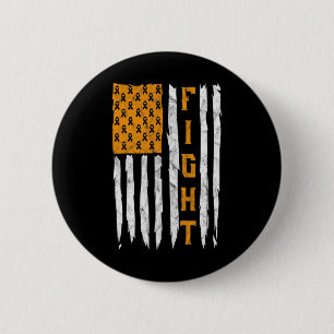 Badge Rond 5 Cm Mois de la sensibilisation à la leucémie Drapeau a