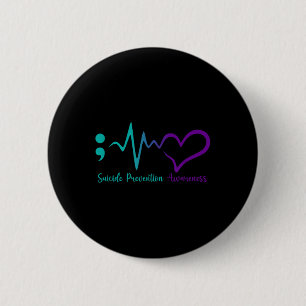 Badge Rond 5 Cm Mois de la sensibilisation à la prévention du suic