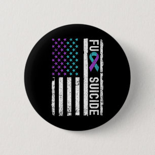 Badge Rond 5 Cm Mois de la sensibilisation à la Semaine de prévent