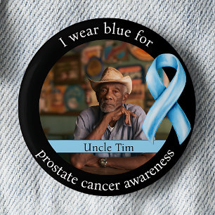 Badge Rond 5 Cm Mois de la sensibilisation au cancer de la prostat