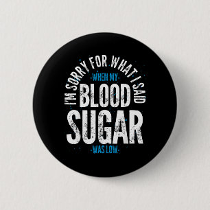 Badge Rond 5 Cm Mois de la sensibilisation au diabète Diabétique D