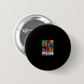 Badge Rond 5 Cm Mois de la sensibilisation Manches longues (Devant & derrière)