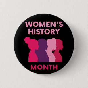 Badge Rond 5 Cm Mois de l'histoire des femmes