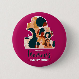 Badge Rond 5 Cm Mois de l'histoire des femmes 2026