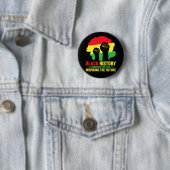 Badge Rond 5 Cm Mois de l'histoire des Noirs (En situation)