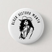 Badge Rond 5 Cm Mois de l'histoire des Noirs (Devant)