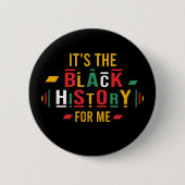 Badge Rond 5 Cm Mois de l'histoire des Noirs 2024 C'est l'histoire (Devant)