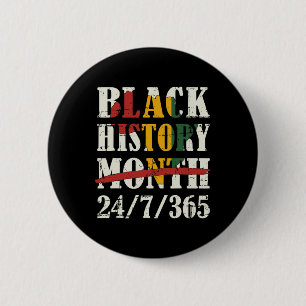 Badge Rond 5 Cm Mois De L'Histoire Des Noirs 247365 Avec Drapeau C