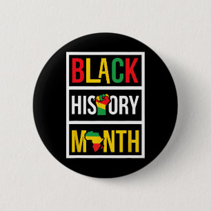 Badge Rond 5 Cm Mois de l'histoire des Noirs - Autonomisation des