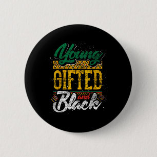 Badge Rond 5 Cm Mois De L'Histoire Des Noirs Et Des Cadeaux Afro-A