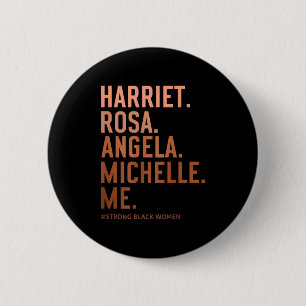 Badge Rond 5 Cm mois de l'histoire des Noirs femmes leaders excell