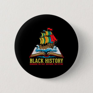 Badge Rond 5 Cm Mois de l'histoire des Noirs Fière Culture Afro-Am