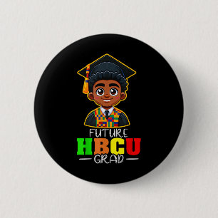 Badge Rond 5 Cm Mois de l'histoire des Noirs Future Hbcu Diplômée