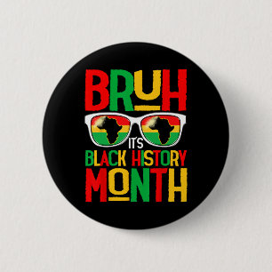 Badge Rond 5 Cm Mois de l'histoire des Noirs gamin garçon hommes A