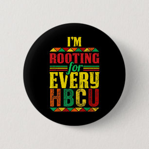 Badge Rond 5 Cm Mois de l'histoire des Noirs Je soutiens pour chaq