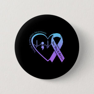 Badge Rond 5 Cm Mois de sensibilisation à la prévention du suicide