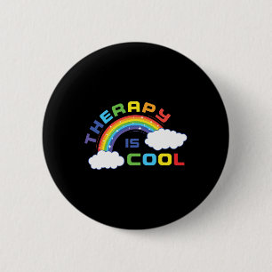 Badge Rond 5 Cm Mois de sensibilisation à la santé mentale La thér