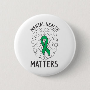 Badge Rond 5 Cm Mois de sensibilisation à la santé Problèmes de sa