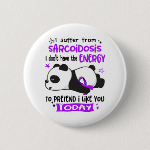 Badge Rond 5 Cm Mois de sensibilisation à la sarcoïdose Cadeaux
