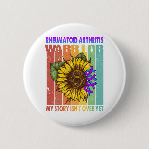 Badge Rond 5 Cm Mois de sensibilisation à l'arthrite rhumatoïde
