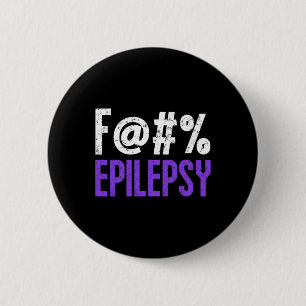 Badge Rond 5 Cm Mois de sensibilisation à l'épilepsie à l'envers P