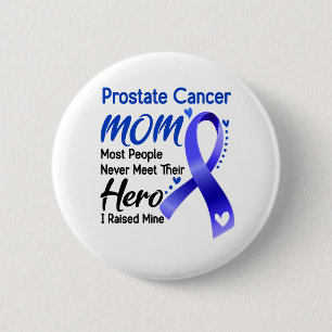 Badge Rond 5 Cm Mois de sensibilisation au cancer de la prostate C