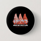 Badge Rond 5 Cm Mois de sensibilisation au cancer de l'estomac Pea (Devant)