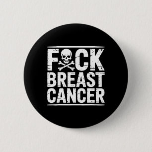 Badge Rond 5 Cm Mois de sensibilisation au cancer du sein Guerrier
