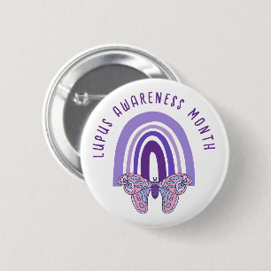 Badge Rond 5 Cm Mois de sensibilisation au lupus