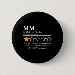 Badge Rond 5 Cm Mois de sensibilisation au myélome multiple 2025 n