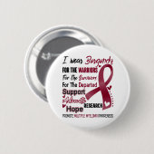 Badge Rond 5 Cm Mois de sensibilisation au myélome multiple Cadeau (Devant & derrière)