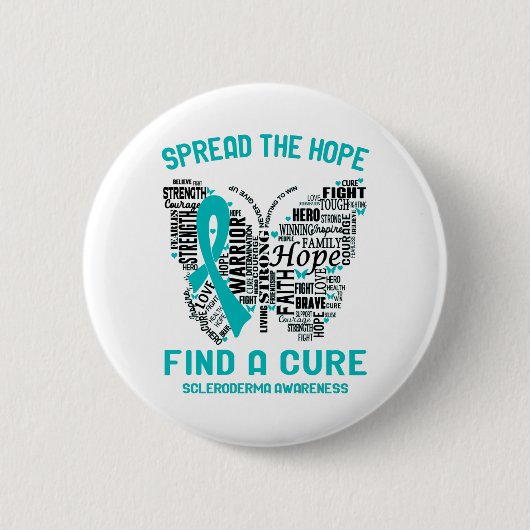 Badge Rond 5 Cm Mois de sensibilisation au scléroderme Cadeaux au (Devant)
