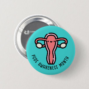Badge Rond 5 Cm Mois de sensibilisation au SOPK