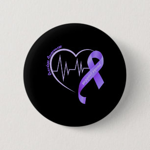 Badge Rond 5 Cm Mois de sensibilisation au surdosage chez les homm