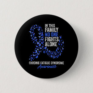 Badge Rond 5 Cm Mois de sensibilisation au syndrome de fatigue chr