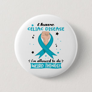 Badge Rond 5 Cm Mois de sensibilisation aux maladies coeliaques Ca