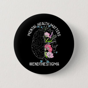 Badge Rond 5 Cm Mois De Sensibilisation Aux Problèmes De Santé Men