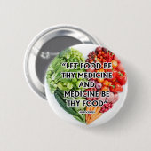 Badge Rond 5 Cm Mois national de nutrition (Devant & derrière)