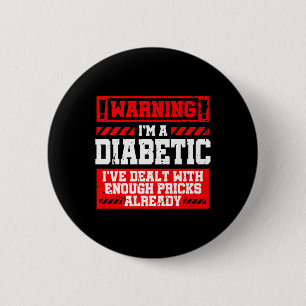 Badge Rond 5 Cm Mois S Diabétique