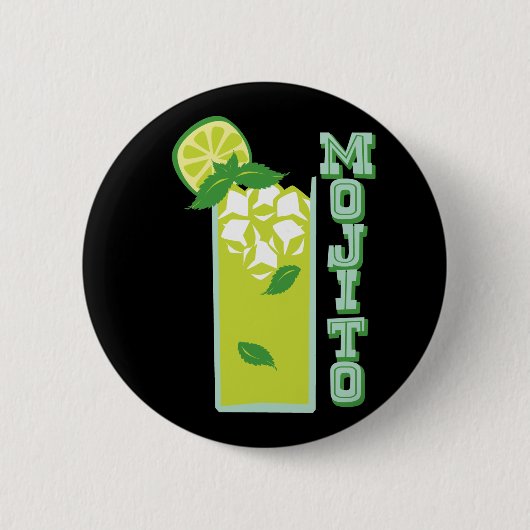 Badge Rond 5 Cm Mojito (Devant)
