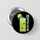 Badge Rond 5 Cm Mojito (Devant & derrière)