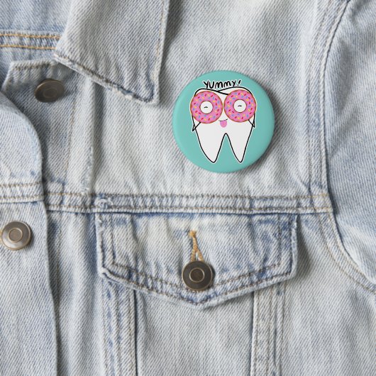 Badge Rond 5 Cm Molar Dona (En situation)