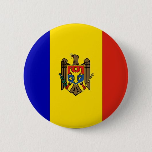 Badge Rond 5 Cm Moldavie (Devant)