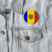 Badge Rond 5 Cm Moldavie (En situation)